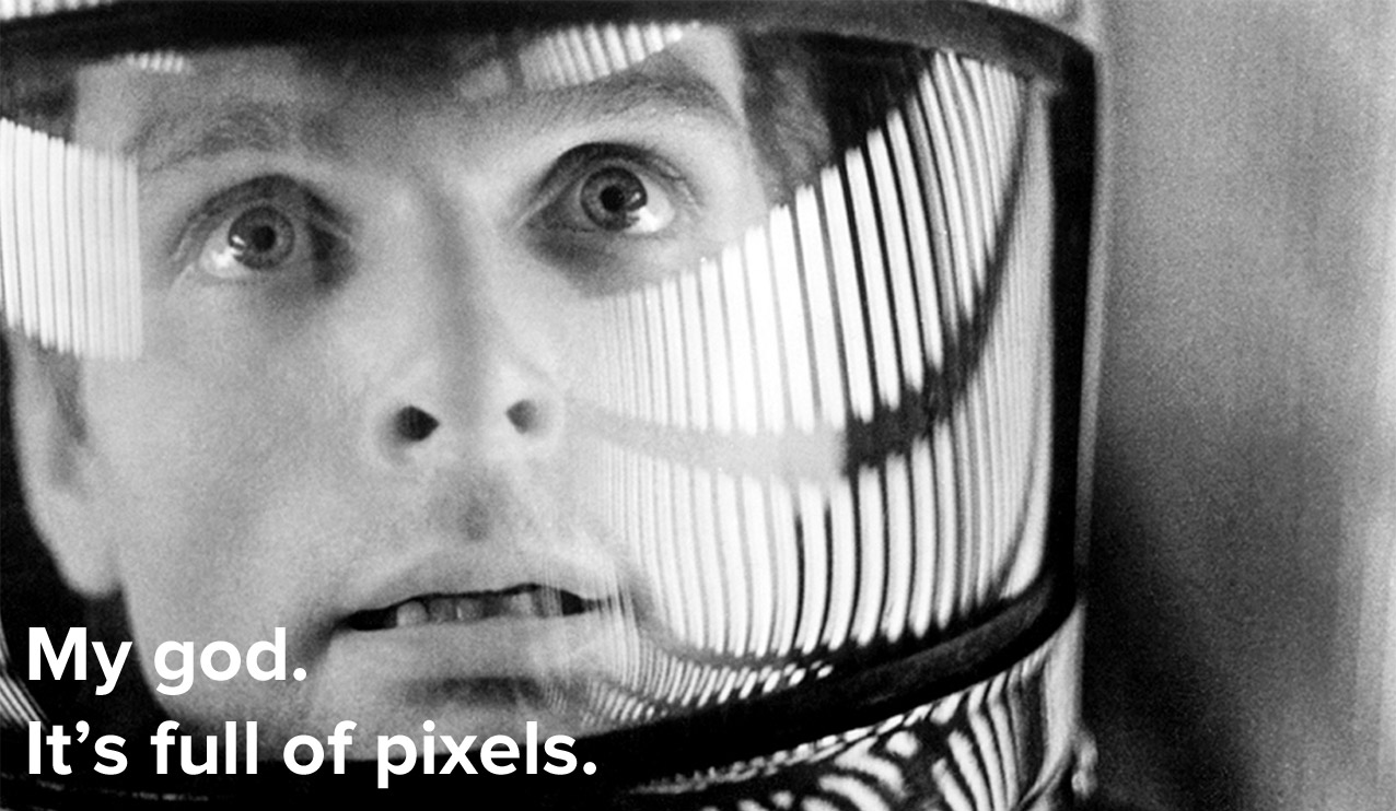 For what it's worth, this image is retina resolution. My god. It's full of pixels.